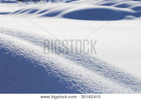 Snö fältet