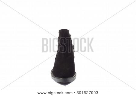 Elegant Pair Of Womans Shoes Isolated On A White Background