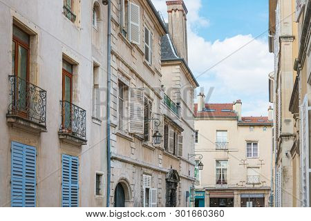 NANCY, FRANCE - June 23, 2018: Antique building view in Old Town Nancy, France