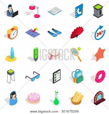 Jollification Icons Set. Isometric Set Of 25 Jollification Icons For Web Isolated On White Backgroun