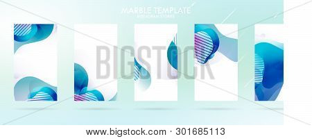 Insta Story With Wave Liquid And Gradient Splashes Collection For , Can Use For Sale Banner Backgrou