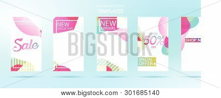 Insta Story With Wave Liquid And Gradient Splashes Collection For , Can Use For Sale Banner Backgrou