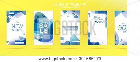 Insta Story With Wave Liquid And Gradient Splashes Collection For , Can Use For Sale Banner Backgrou