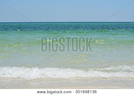 Pensacola Beach in Escambia County Florida, on the Gulf of Mexico, USA
