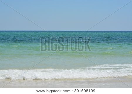 Pensacola Beach in Escambia County Florida, on the Gulf of Mexico, USA