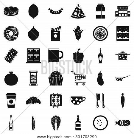 Gala Dinner Icons Set. Simple Set Of 36 Gala Dinner Icons For Web Isolated On White Background