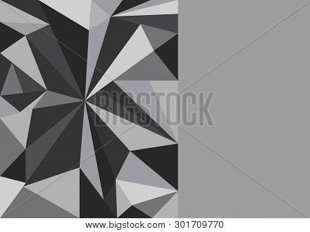 Polygon Beautiful Gray Background For Design Vector Illustration