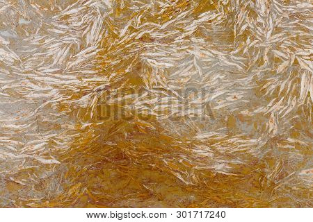 Close Up Of Orange Marble Texture Backcground.