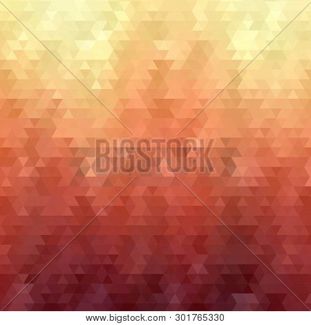 Triangular Light Background. Polygonal Style. Abstract Vector Illustration