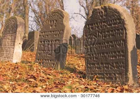 jÃ¼discher Friedhof in Libochovice (Tschechische Republik)
