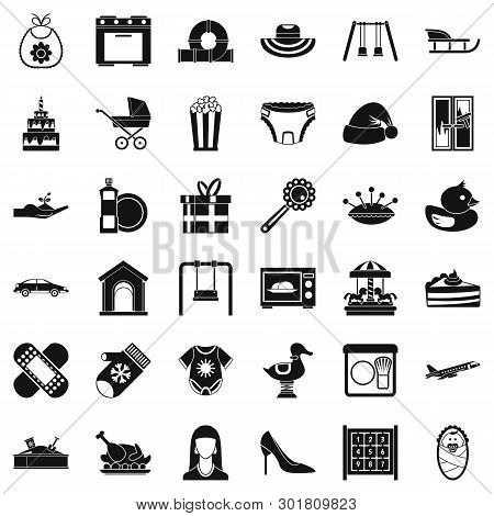 Brainchild Icons Set. Simple Set Of 36 Brainchild Icons For Web Isolated On White Background