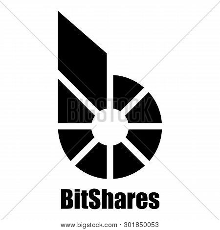 Bitshares Icon. Simple Illustration Of Bitshares Icon For Web