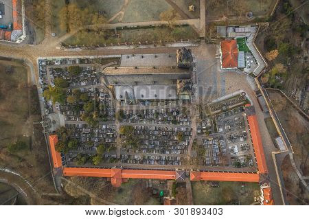 The Basilica Of St Peter And St Paul Is A Neo-gothic Church In Vyšehrad Fortress In Prague, Czech Re