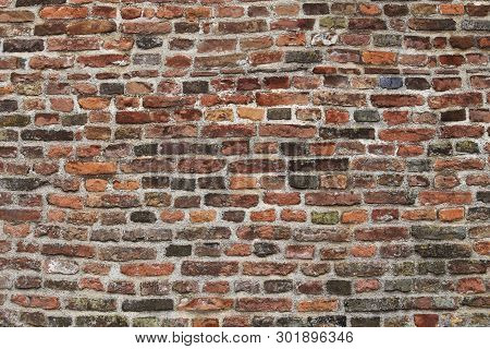 The Grunge Brick Wall Surface As Background