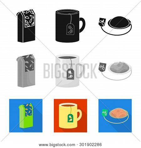 Vector Design Of Healthy And Floral  Icon. Set Of Healthy And Gradient Vector Icon For Stock.