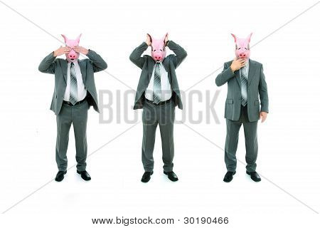 See No Evil, Hear No Evil, Speak No Evil Poses