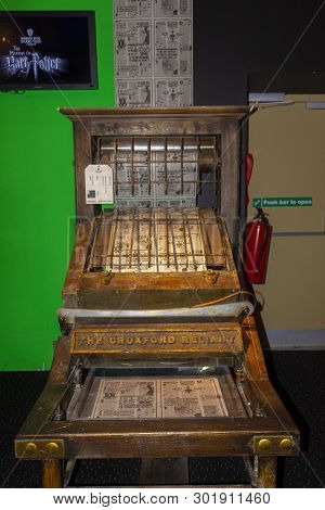 London, Uk; October 23, 2013; Warner Bros Studios London Tour, With The Sets And Original Material O