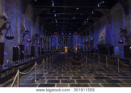 London, Uk; October 23, 2013; Warner Bros Studios London Tour, With The Sets And Original Material O