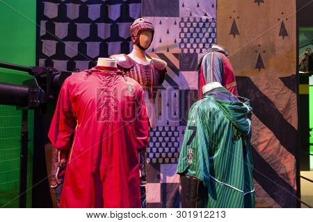 London, Uk; October 23, 2013; Warner Bros Studios London Tour, With The Sets And Original Material O