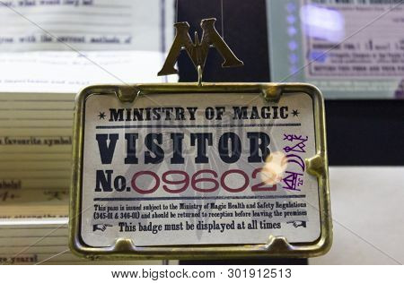 London, Uk; October 23, 2013; Warner Bros Studios London Tour, With The Sets And Original Material O