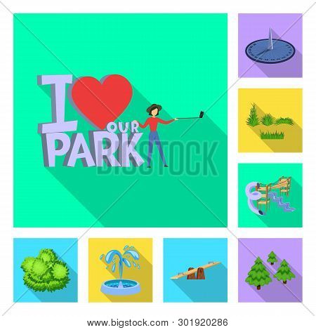 Isolated Object Of Urban And Street Icon. Set Of Urban And Relaxation Vector Icon For Stock.