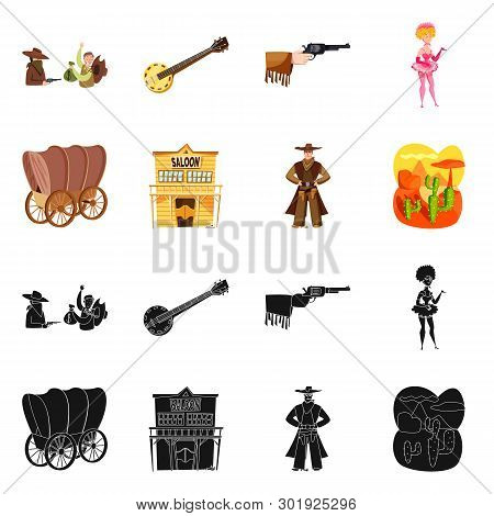 Vector Illustration Of Texas And History Icon. Collection Of Texas And Culture Stock Vector Illustra