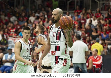 Rio, Brazil - May 19, 2019:  Marquinhos Players During Flamengo Vs. Franca For The First Play-off Of