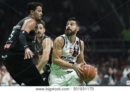 Rio, Brazil - May 19, 2019: Balbi Players During Flamengo Vs. Franca For The First Play-off Of The F