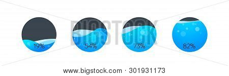Preloaders And Progress Bar. Web Preloader. Round Progress Bar. Set Of Loading Elements. Loading And