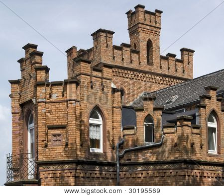 Arkkitehti Brick House yksityiskohtaisesti Miltenberg