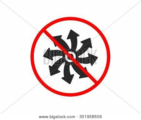 No Or Stop. Versatile Icon. Multifunction Sign. Prohibited Ban Stop Symbol. No Versatile Icon. Vecto