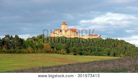 Wachsenburg, One Of The Three Medieval Fortresses In Thuringia, Germany, Called The 