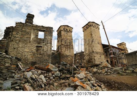 In Georgia Mestia The Old Village