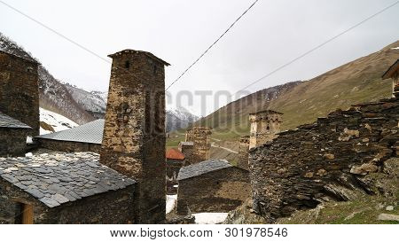 In Georgia Mestia The Old Village