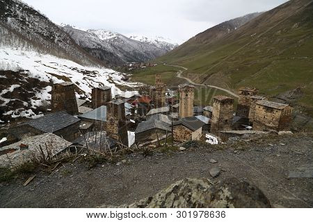 In Georgia Mestia The Old Village
