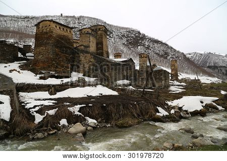 In Georgia Mestia The Old Village