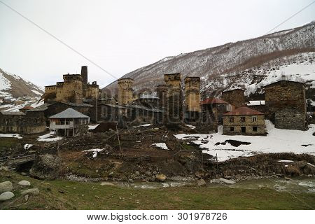 In Georgia Mestia The Old Village