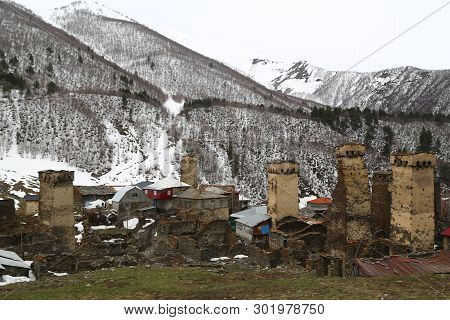 In Georgia Mestia The Old Village