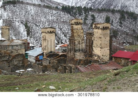 In Georgia Mestia The Old Village