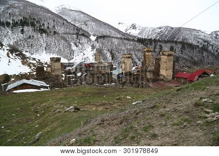 In Georgia Mestia The Old Village