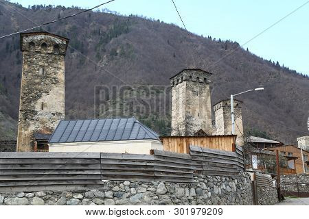 In Georgia Mestia The Old Village
