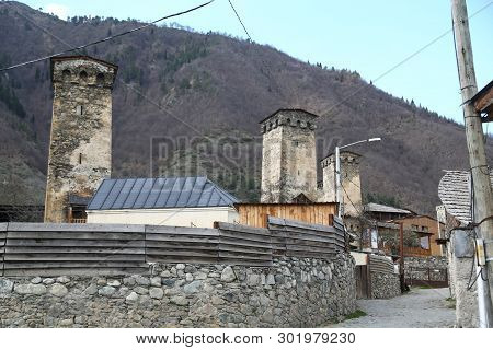In Georgia Mestia The Old Village