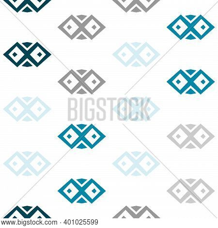Seamless Colored Tileable Pattern. Textured Background In Ornamental Style. Tileable Pastel Colored 