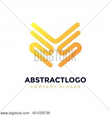 Sm Letter Logo Minimal Design. Creative Unique Sm Monogram Icon Symbol.