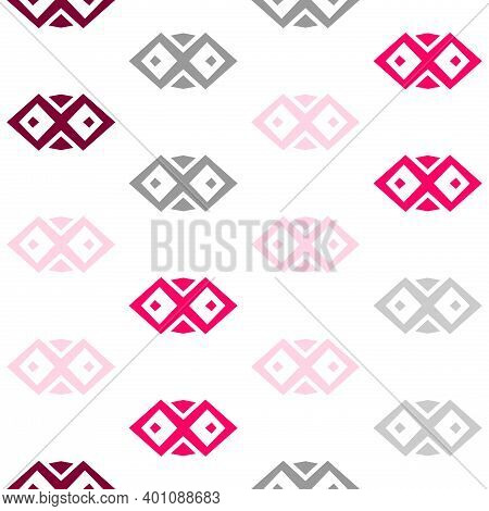 Seamless Colored Tileable Pattern. Textured Background In Ornamental Style. Tileable Pastel Colored 