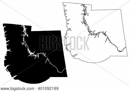 Stewart County, State Of Tennessee (u.s. County, United States Of America, Usa, U.s., Us) Map Vector
