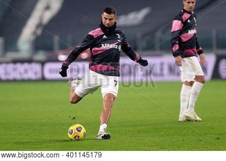 Torino, 22th December 2020. Cristiano Ronaldo Of Juventus Fc   During  The Serie A Match Between Juv