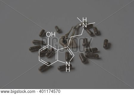 Psilocin Mushrooms Formula. Medical Psilocin On The Health Of Mental Health.