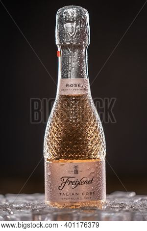 Freixenet Italian Rose Is A Delicate Blend Of Glera And Pinot Noir Grapes. Uk, England, Desember 28,