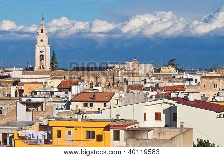 Blick von Turi. Puglia. SÃ¼ditalien.